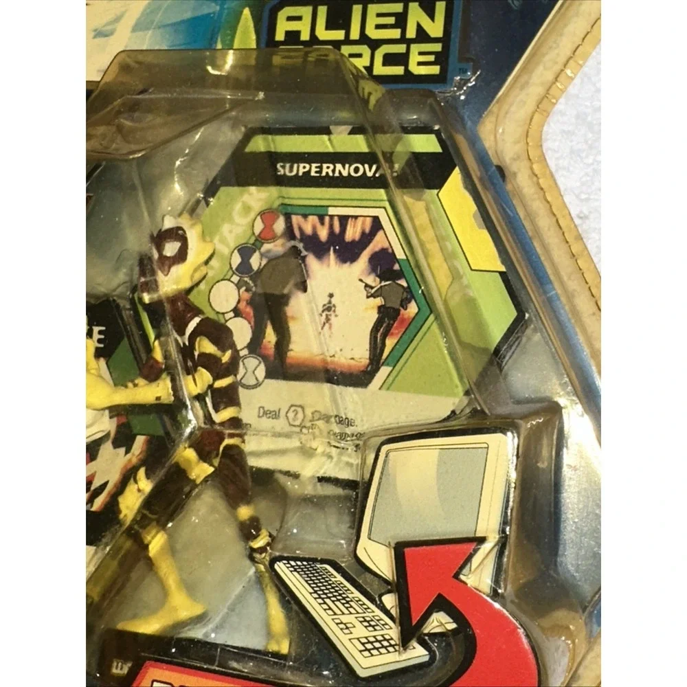 Ben 10 Alien Force - Alan as Heatblast‎ WebCardz & Figure A17